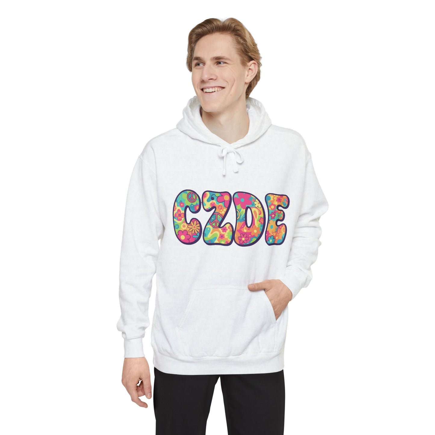 CZDE Psychedelic Hoodie - Vibrant Autumn Streetwear Collection