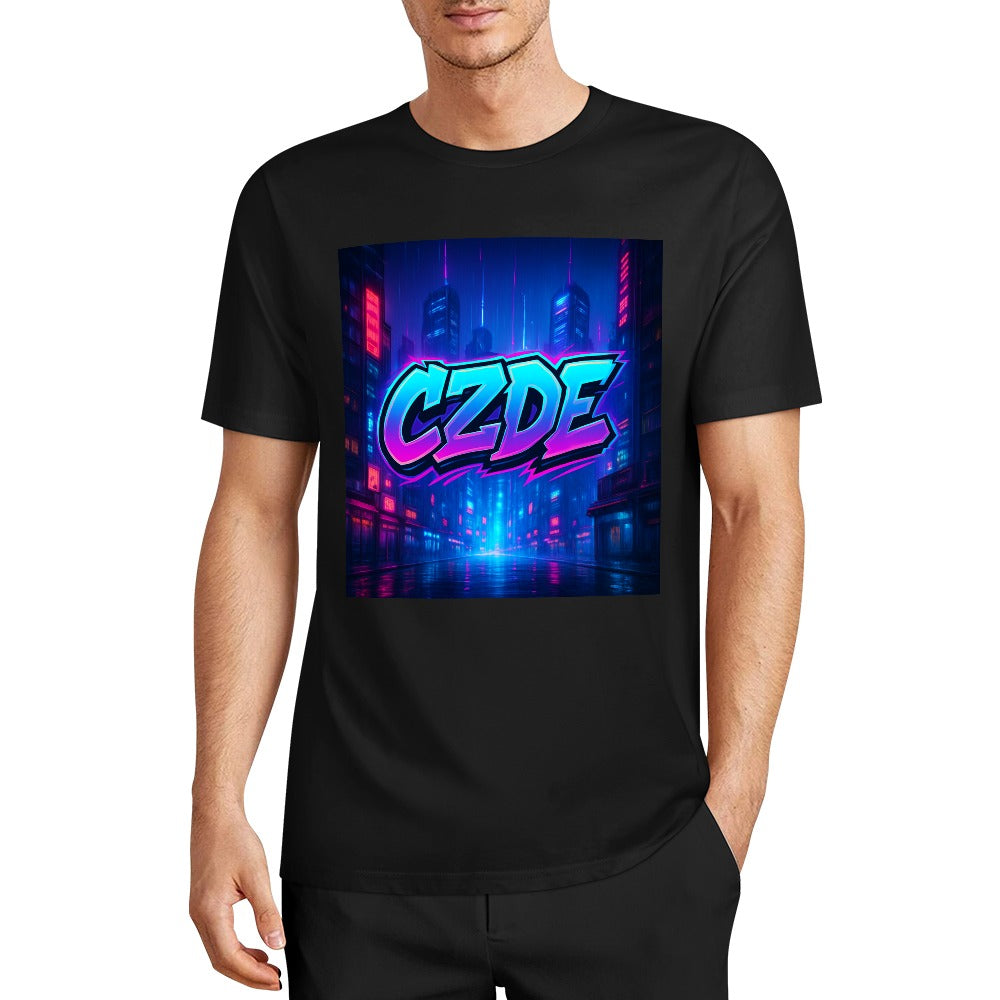 Neon Street Energy Tee – CZDE Style for Nights That Light You Up