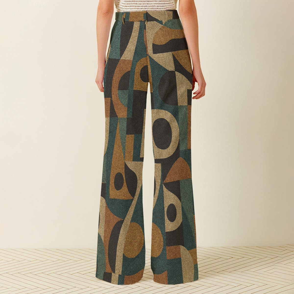 CZDE Wide Leg Pants Vintage Aesthetic