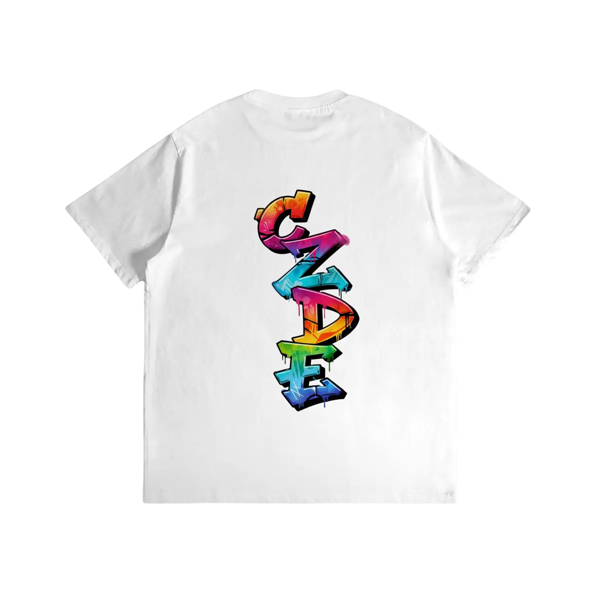 CZDE Old San Juan Street Graphic T-Shirt — Colorful Urban Vibe