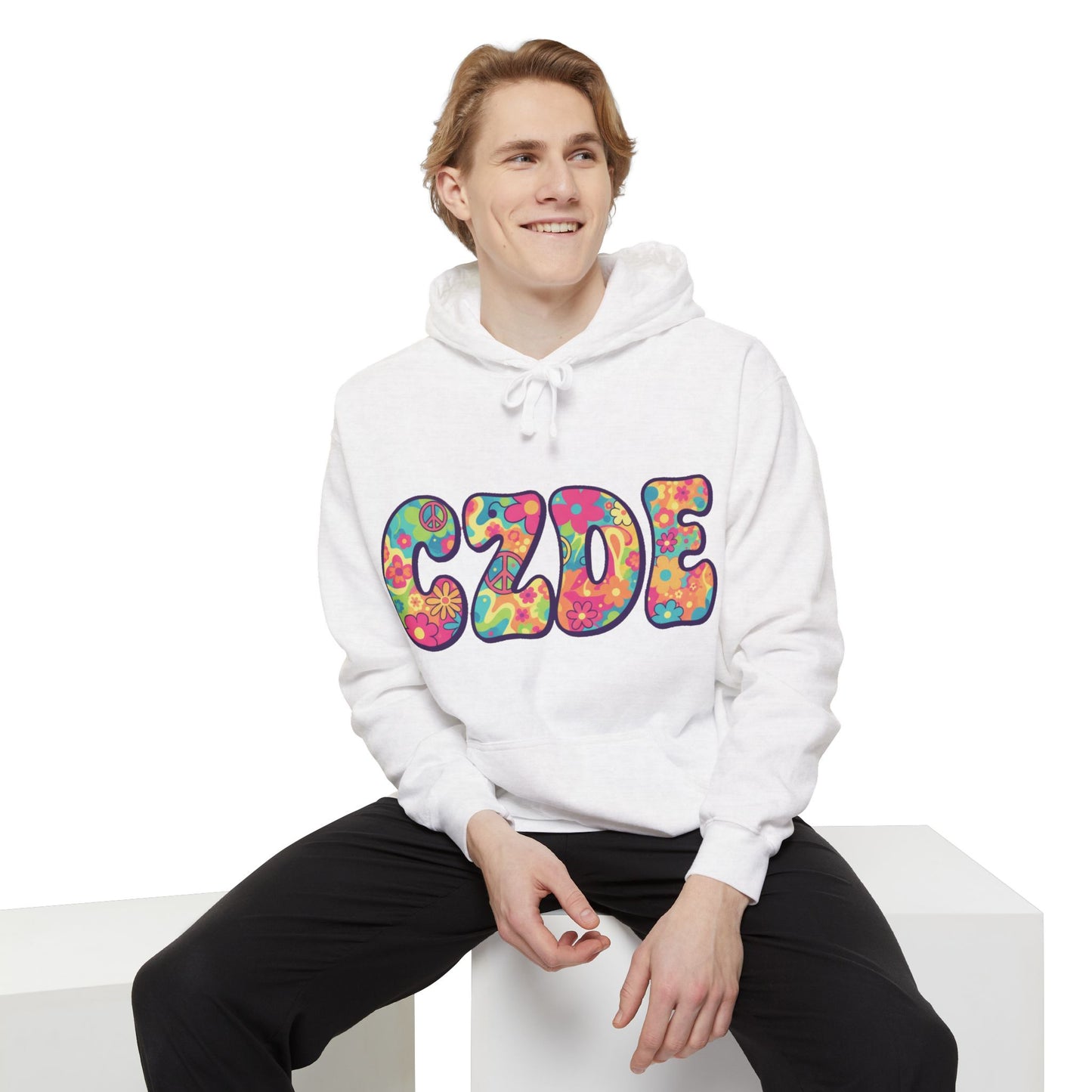 CZDE Psychedelic Hoodie - Vibrant Autumn Streetwear Collection