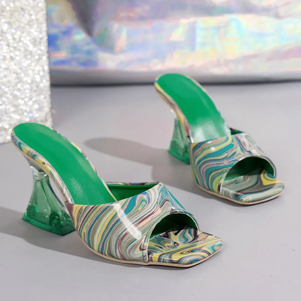 CZDE Marble Pop Sandals – For the Girls Who Set the Vibe, Not Follow It