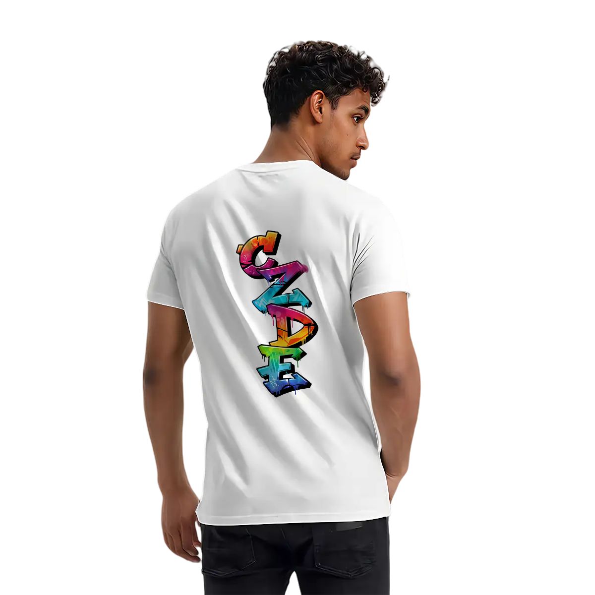 CZDE Old San Juan Street Graphic T-Shirt — Colorful Urban Vibe