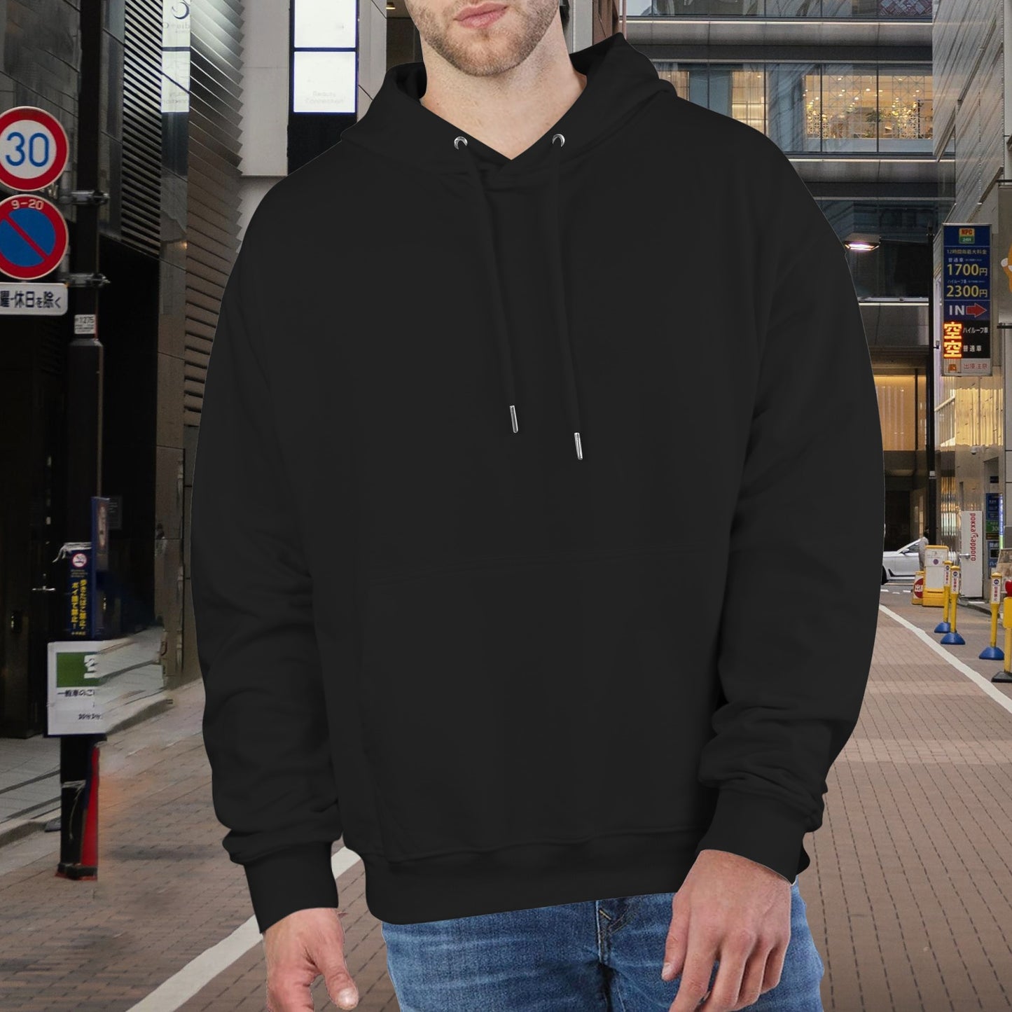 Unisex CZDE Graffiti Zip Hoodie – Streetwear Black Jacket