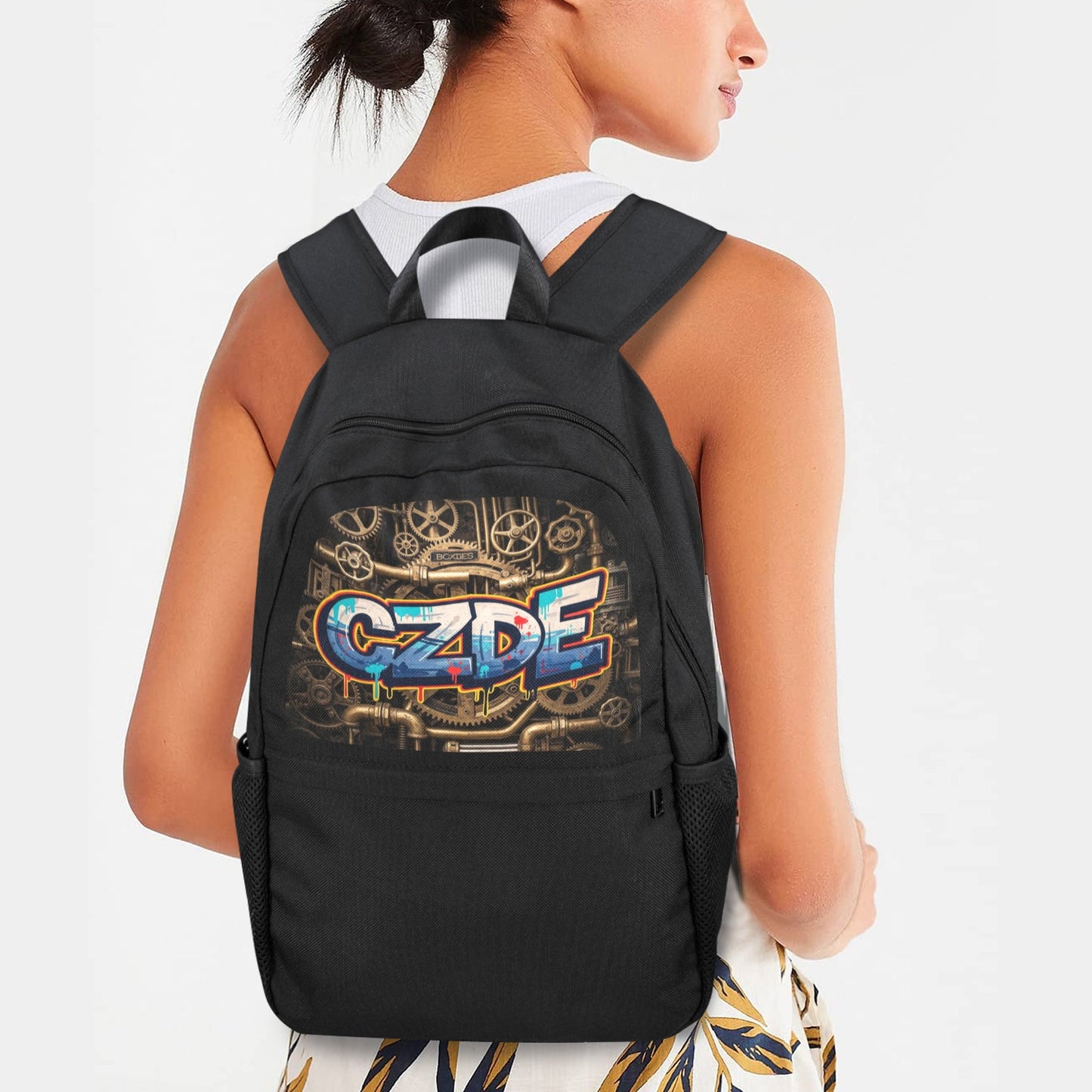 CZDE Urban Graffiti Backpack β Bold Streetwear Gear