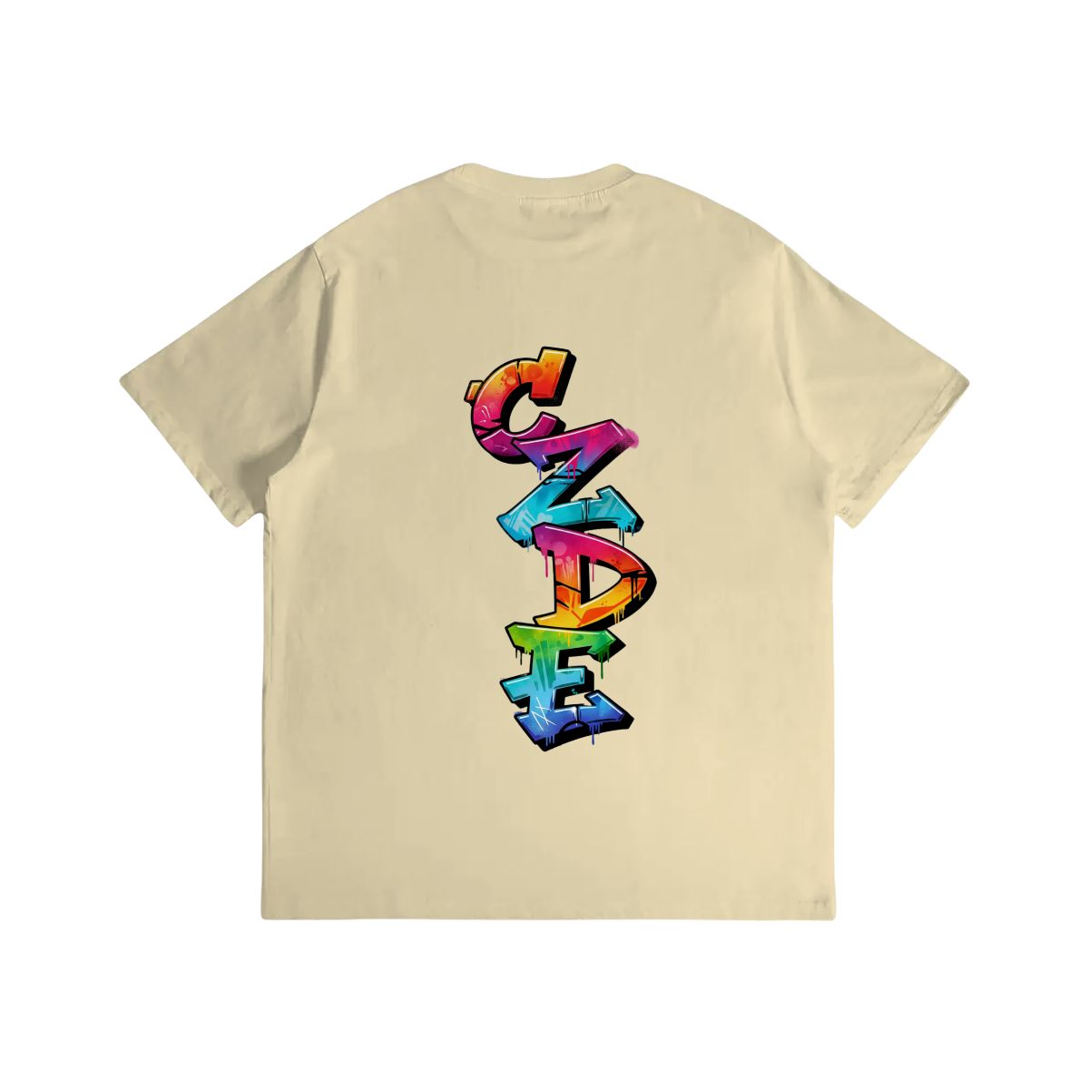 CZDE Old San Juan Street Graphic T-Shirt — Colorful Urban Vibe