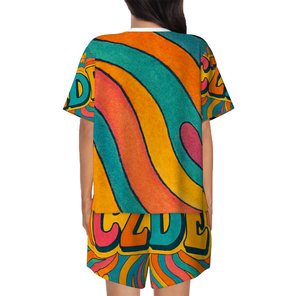 Feel-Good CZDE Pajama Set – Vintage Vibes for Lazy Mornings & Cozy Nights