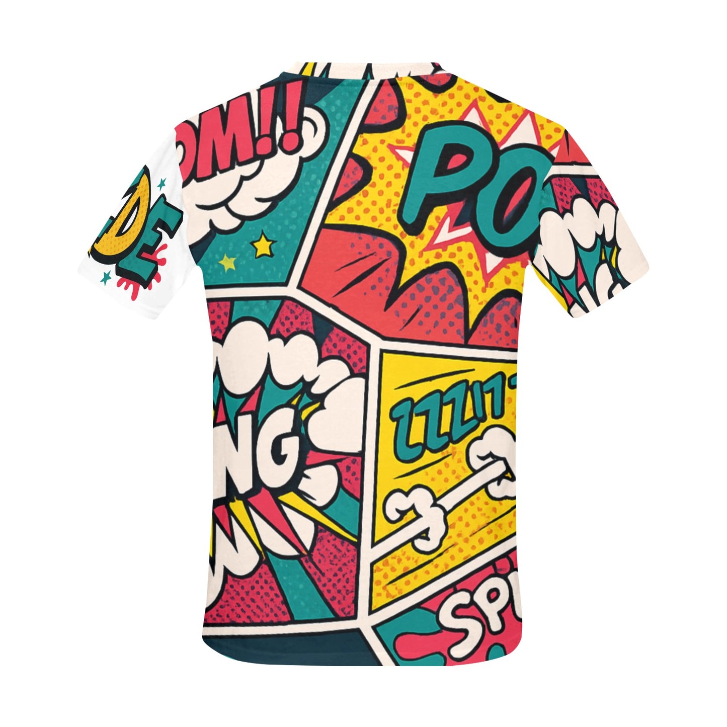 "Pop Art Comic T-Shirt - Retro Sound Effects Graphic Tee"