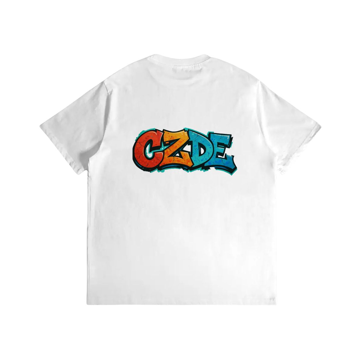 “CZDE Earth Graffiti T-Shirt | Streetwear with Global Vibes”