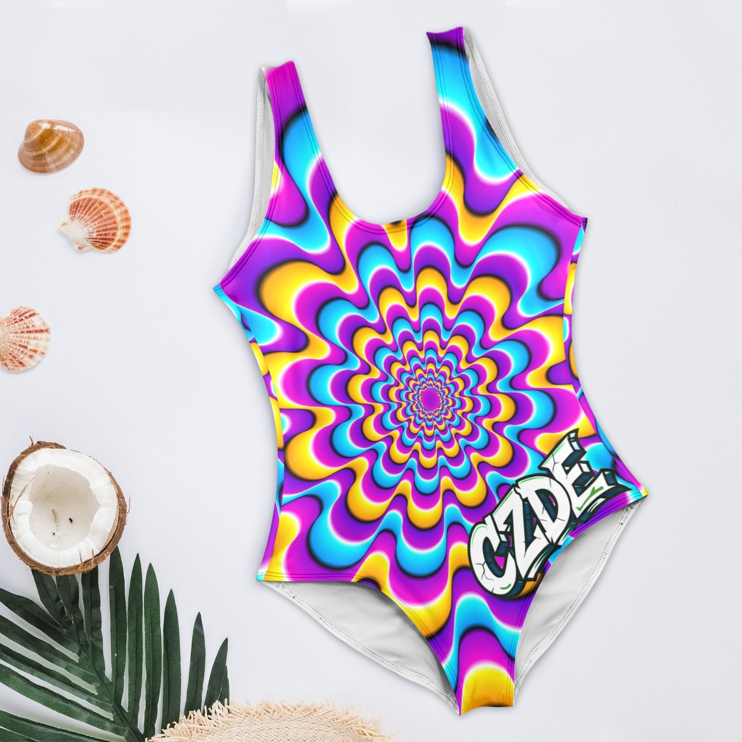 Trippy Graffiti Swimsuit ā For Beach Queens Who Stand Out, Always