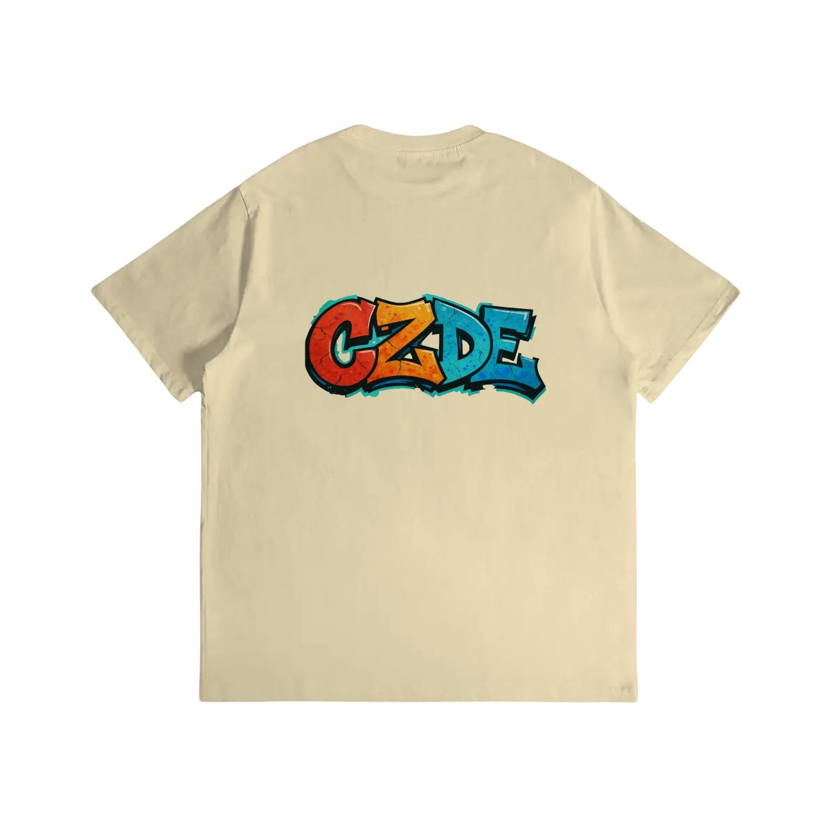 “CZDE Earth Graffiti T-Shirt | Streetwear with Global Vibes”