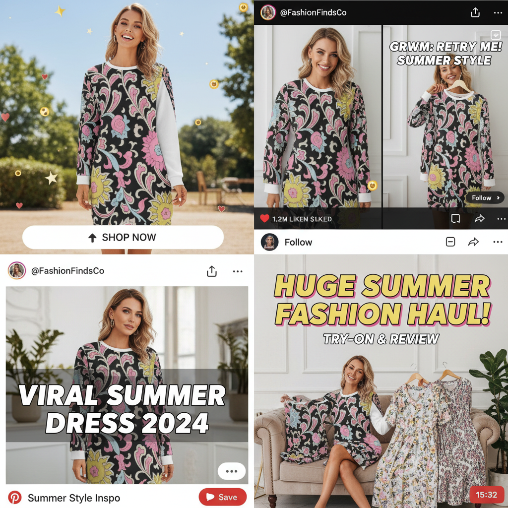 Multi-Platform Fashion Mockups