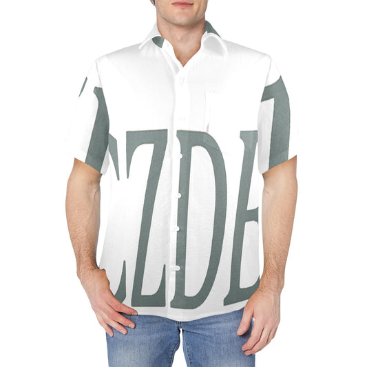 "CZDE Monochrome Statement Shirt – Minimalist Edge Meets Street Cool"