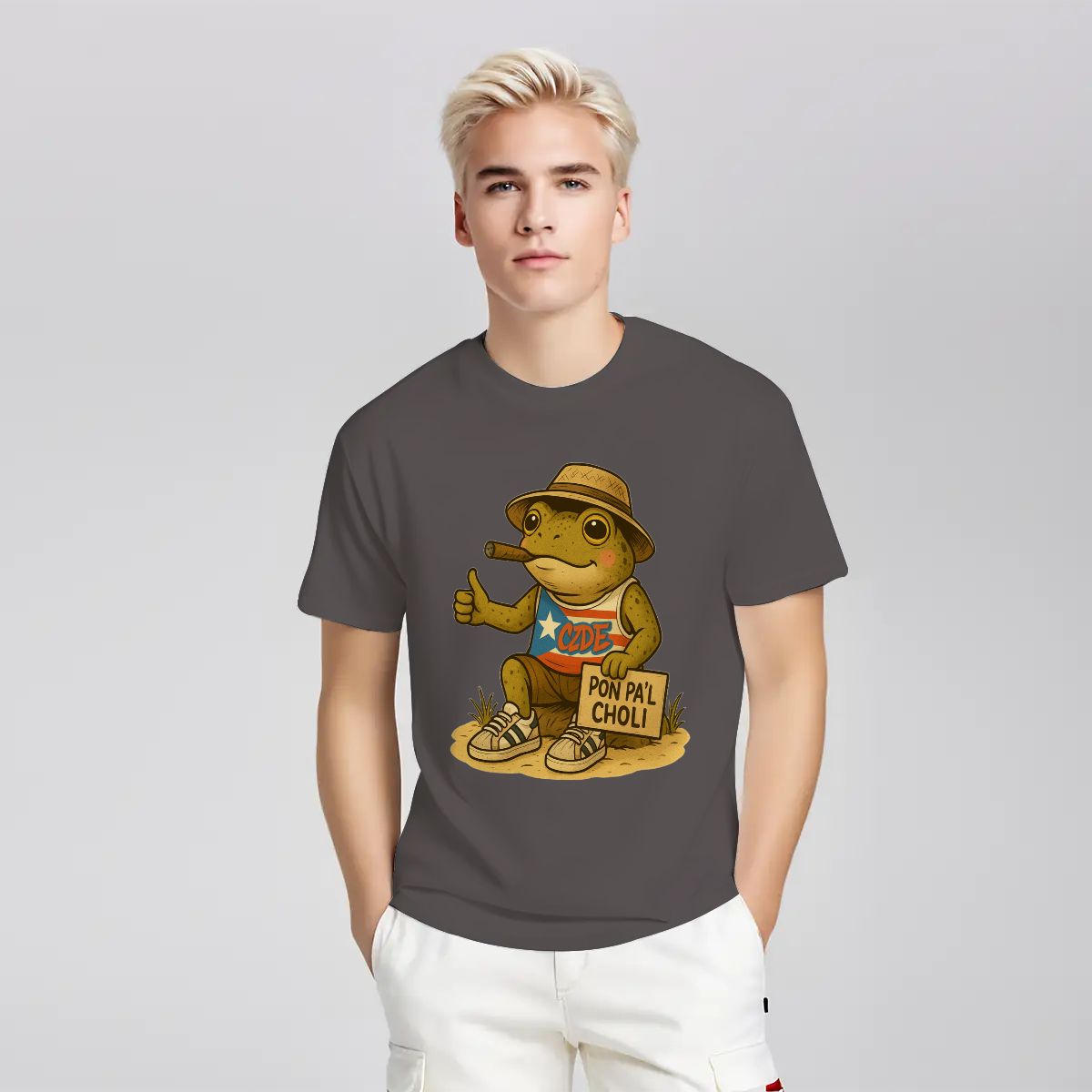 CZDE Coquí Street Graphic T-Shirt — Puerto Rican Urban Vibes