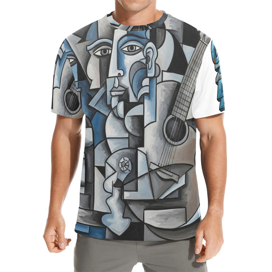 CZDE Abstract Cubism T-Shirt – Unique Artistic Streetwear