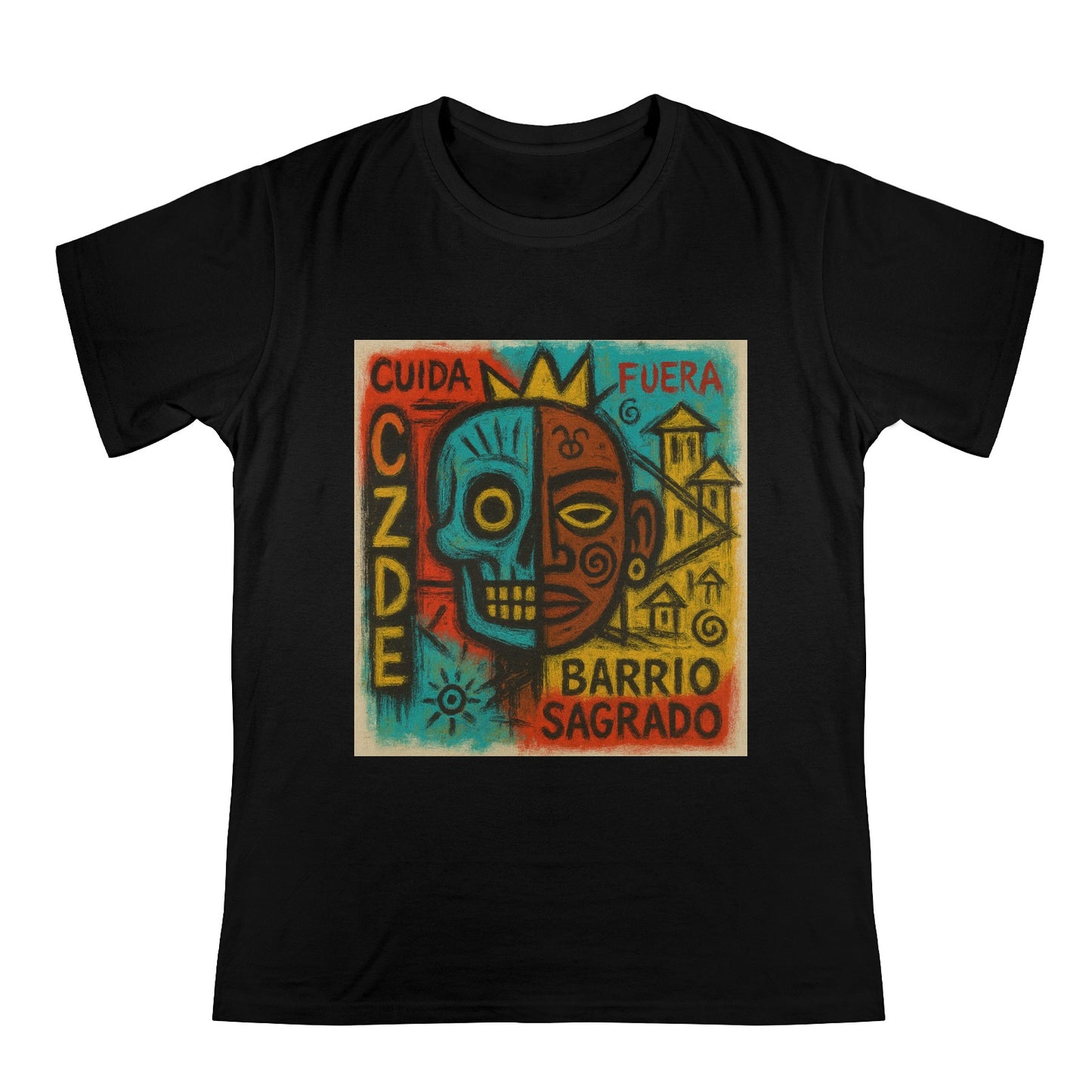 CZDE Urban Street Art T-Shirt - Barrio Sagrado Latino Culture | Streetwear
