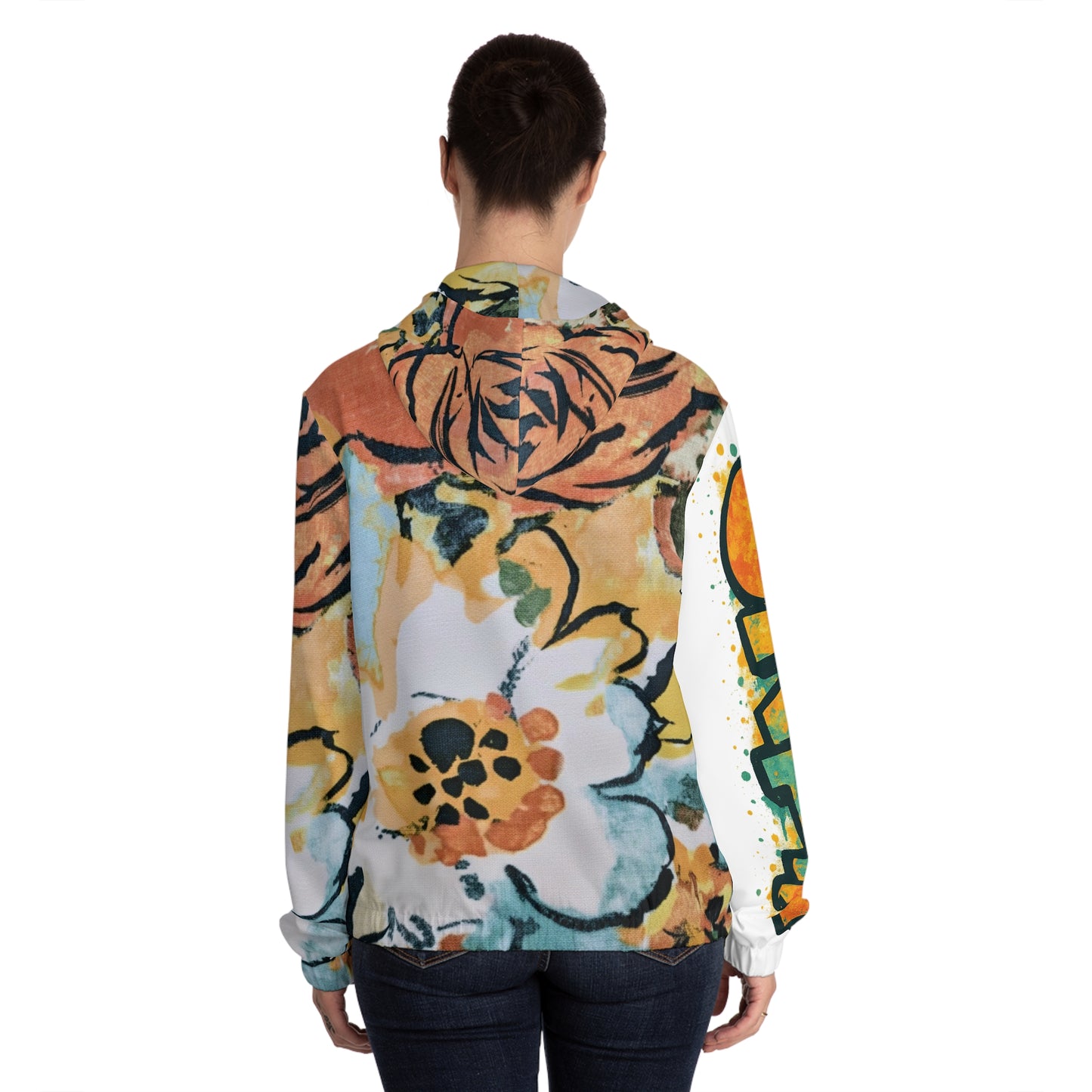 Boho Full-Zip Hoodie for Women - CZDE Design