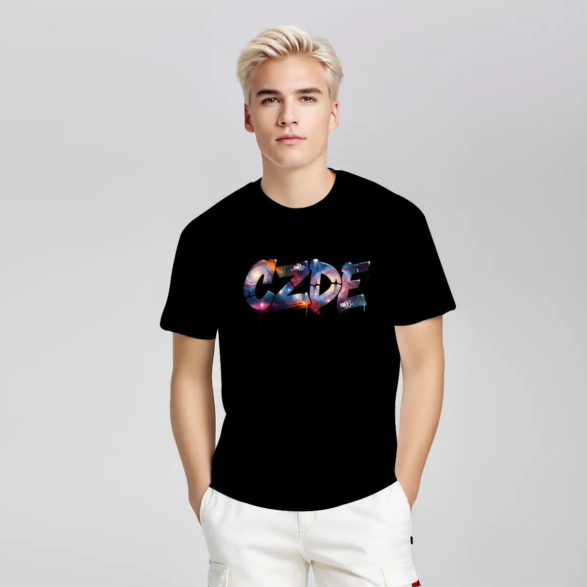 CZDE Galaxy Graffiti Unisex T-Shirt