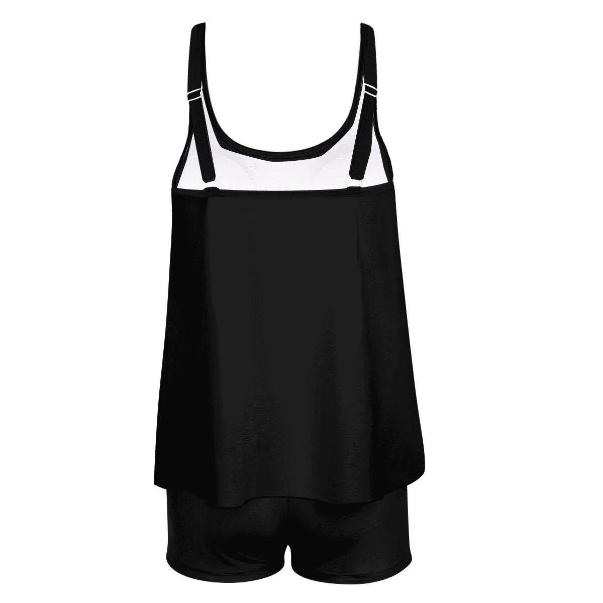 Retro Color Block Tankini Set – Feel Bold, Free & Beautiful at the Beach