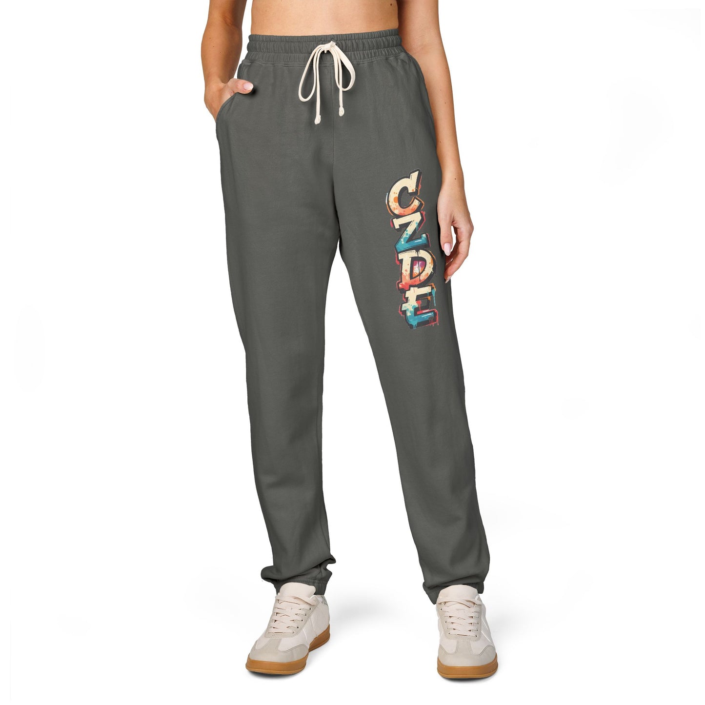 CZDE Graffiti Joggers – Unisex Streetwear Sweatpants