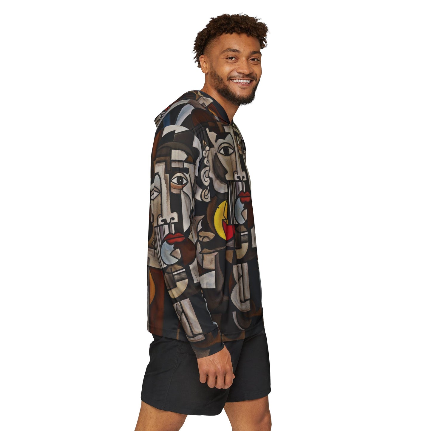 Abstract Art Hoodie - TikTok Famous Streetwear | Artistic Face Design Trending Now