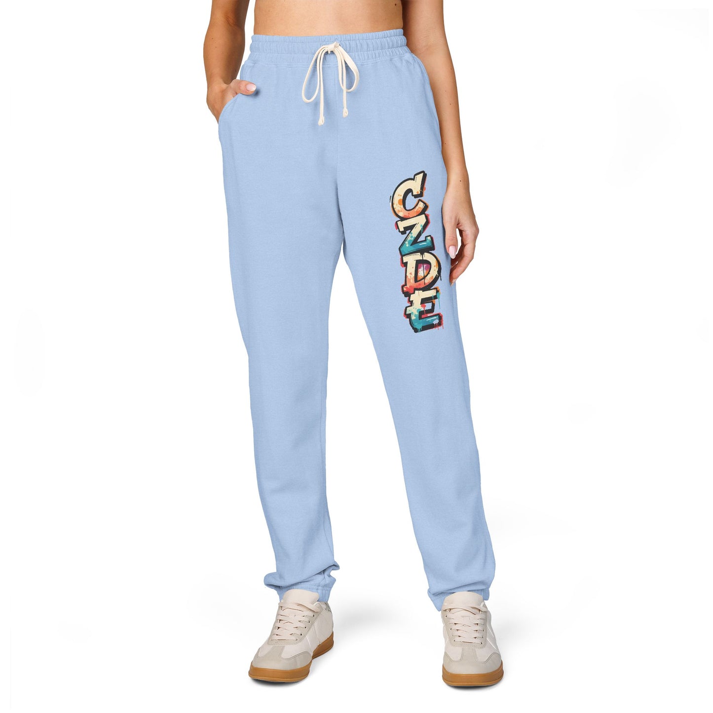 CZDE Graffiti Joggers – Unisex Streetwear Sweatpants