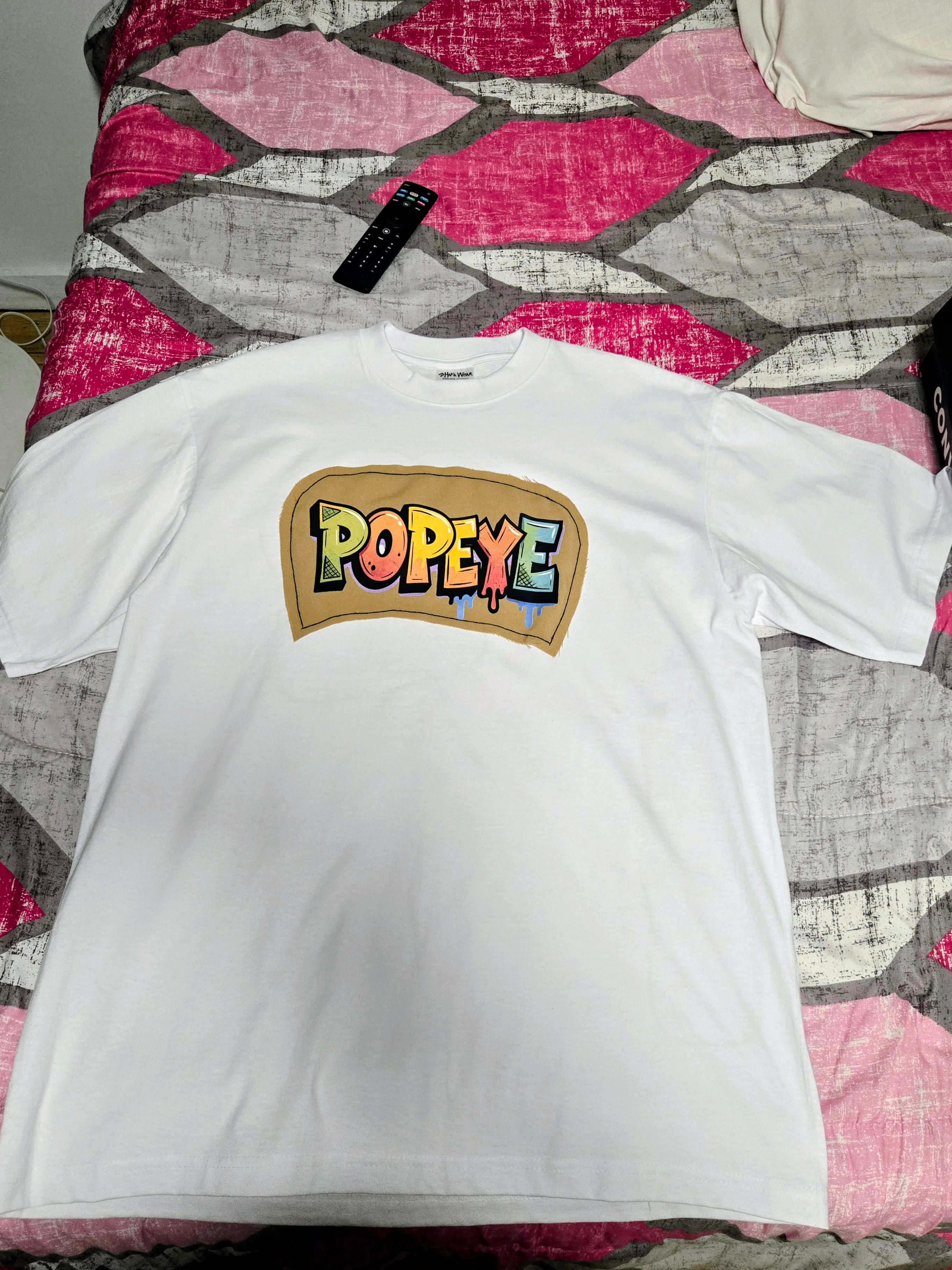 Streetwear Patch T-Shirt – Urban Cartoon Edition by CZDE