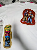 Streetwear Patch T-Shirt – Urban Cartoon Edition by CZDE