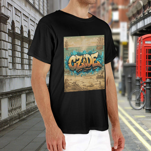 CZDE Shipwreck Graphic Tee – Vintage Vibes & Urban Identity for Bold Explorers