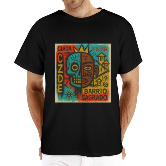 CZDE Urban Street Art T-Shirt - Barrio Sagrado Latino Culture | Streetwear
