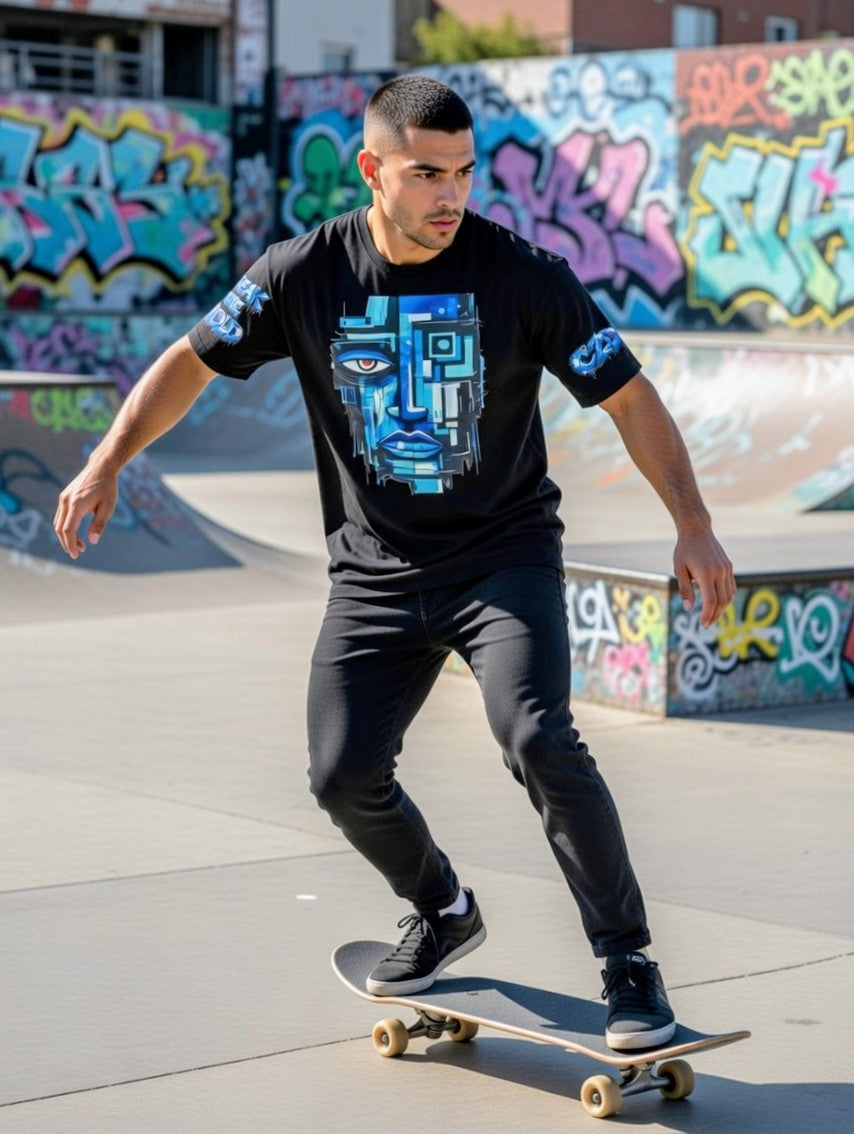 Y2K Glitch Oversized Tee | Limited Drop