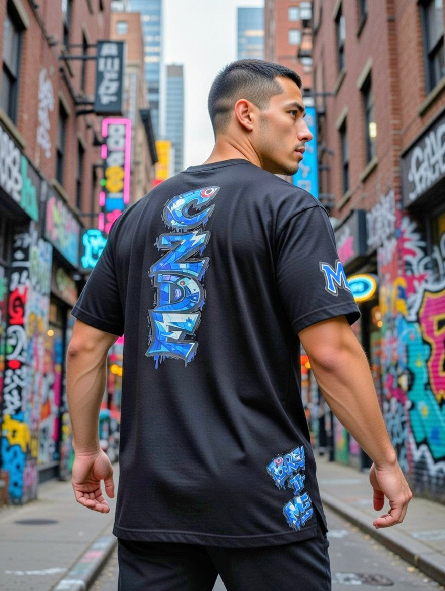 Y2K Glitch Oversized Tee | Limited Drop