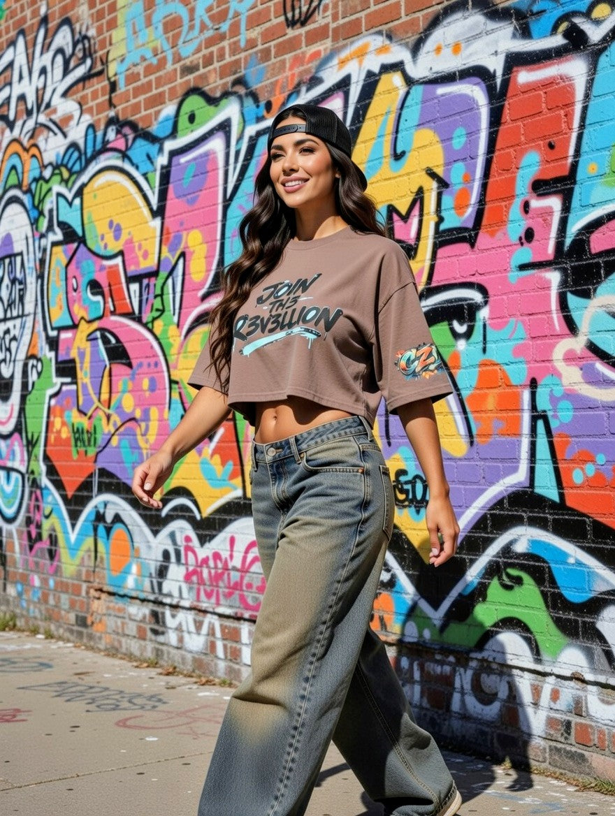 Crop Top Oversized CZDE