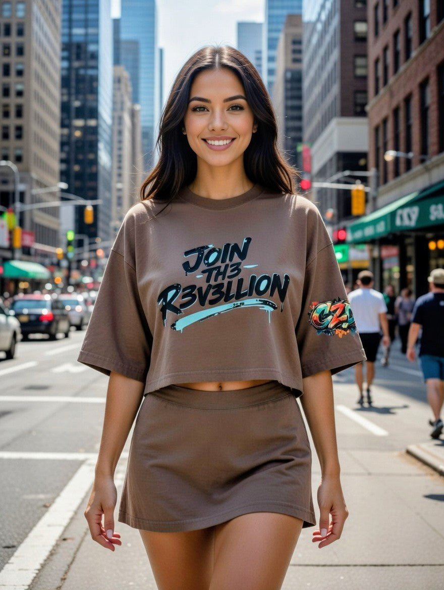 Crop Top Oversized CZDE