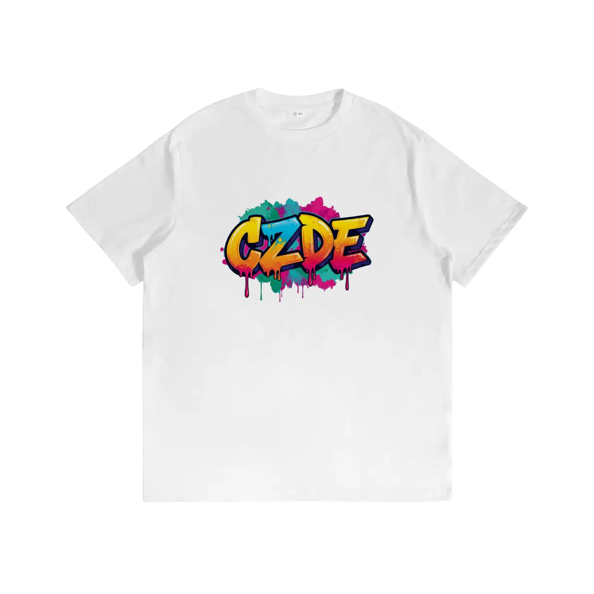 CZDE Color Splash Unisex T-Shirt – Street Art Style Tee