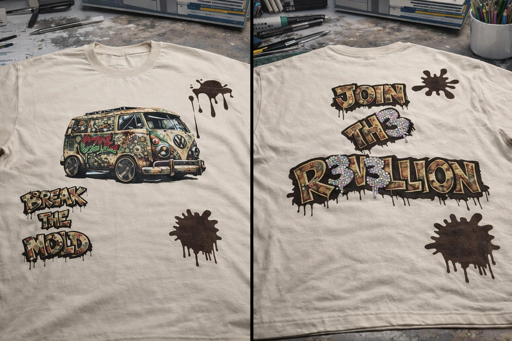 OVERSIZED GRAFFITI TEE