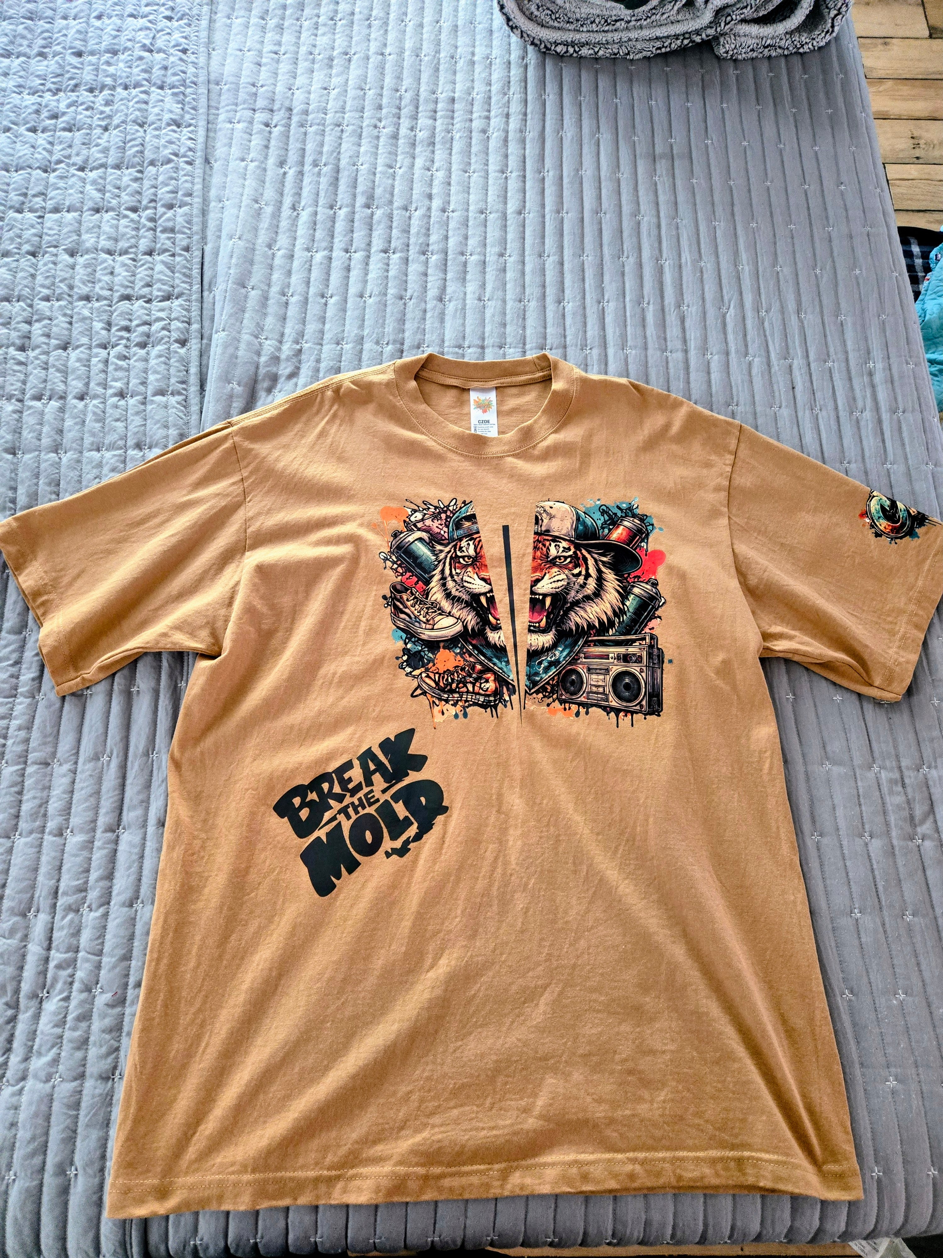 Oversized Graphic Tee - Break The Mold