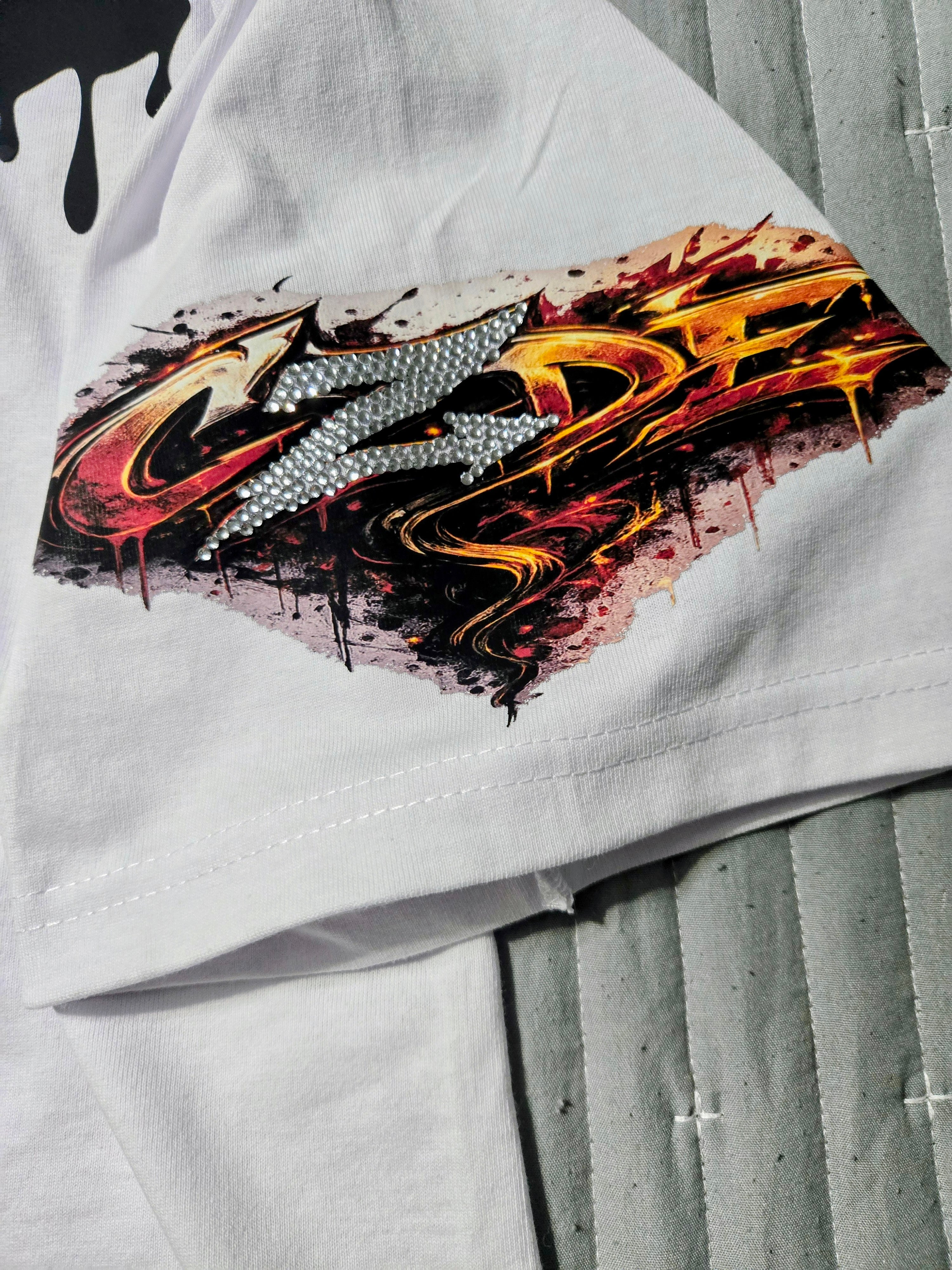 CZDE Angel vs Demon Oversized Tee – Join the Rebellion