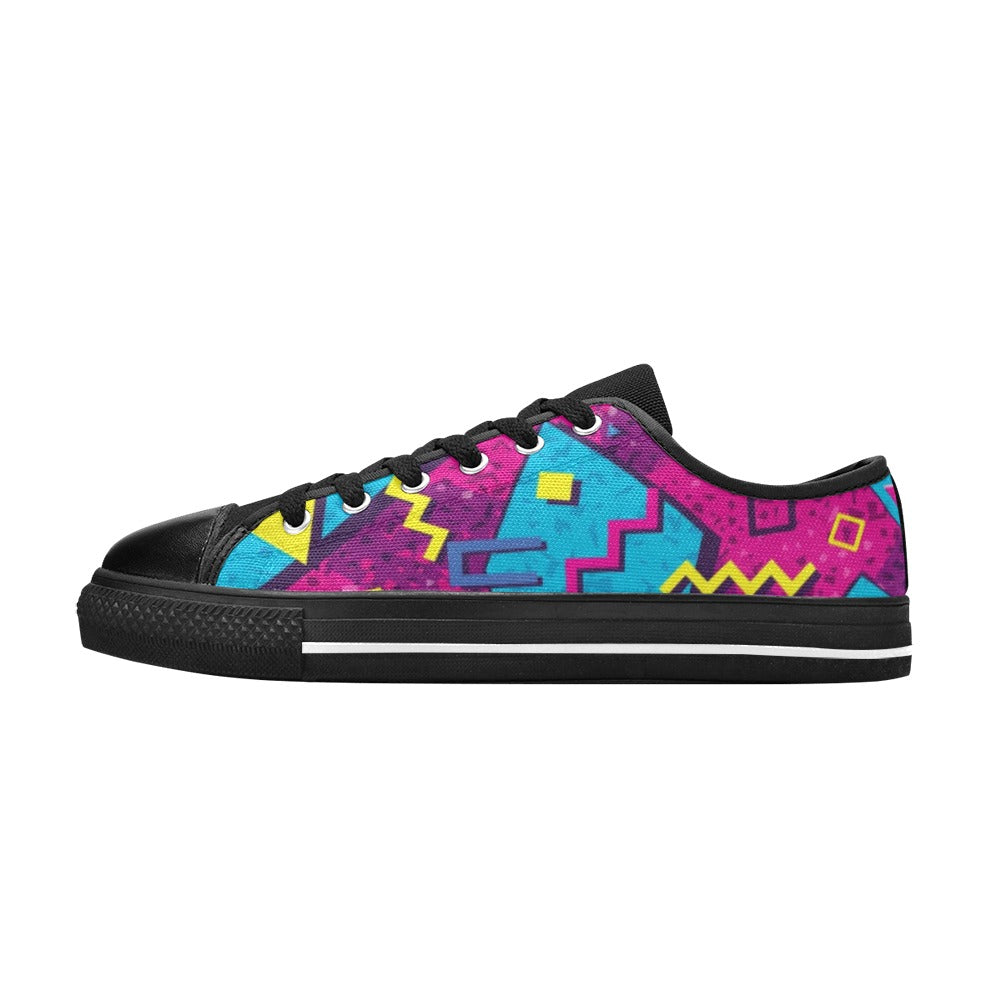 CZDE Graffiti Canvas Sneakers – Bold Urban Street Style