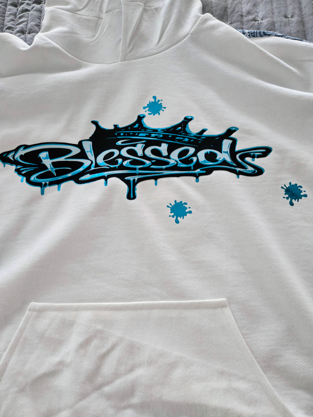 Blesseds Crown Graffiti Hoodie – CZDE Paisley Edition