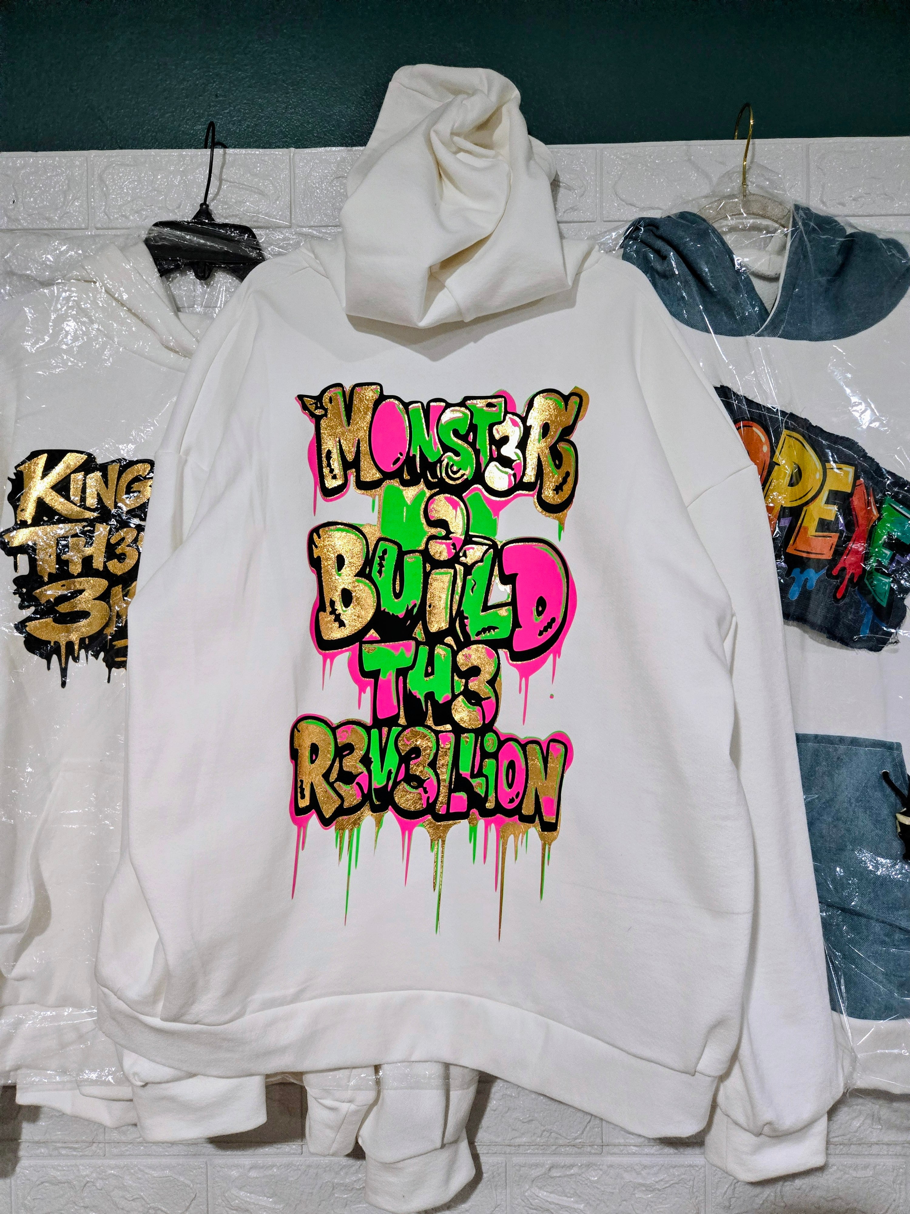 Monst3rs Build TH3 R3v3lion – CZDE Monster Hoodie