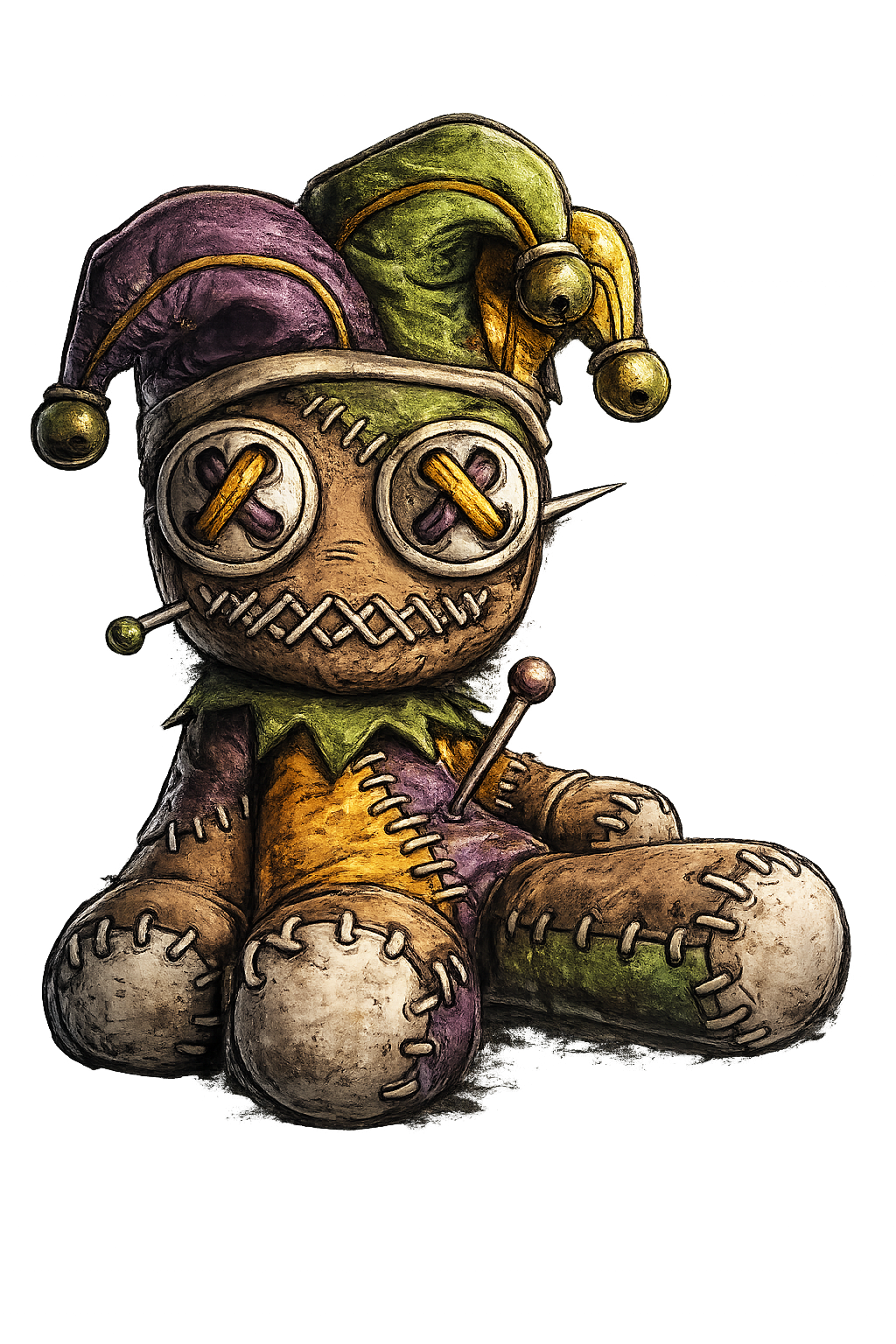 SIL3NC3 Is My W3APON – CZDE Voodoo Jester Tee