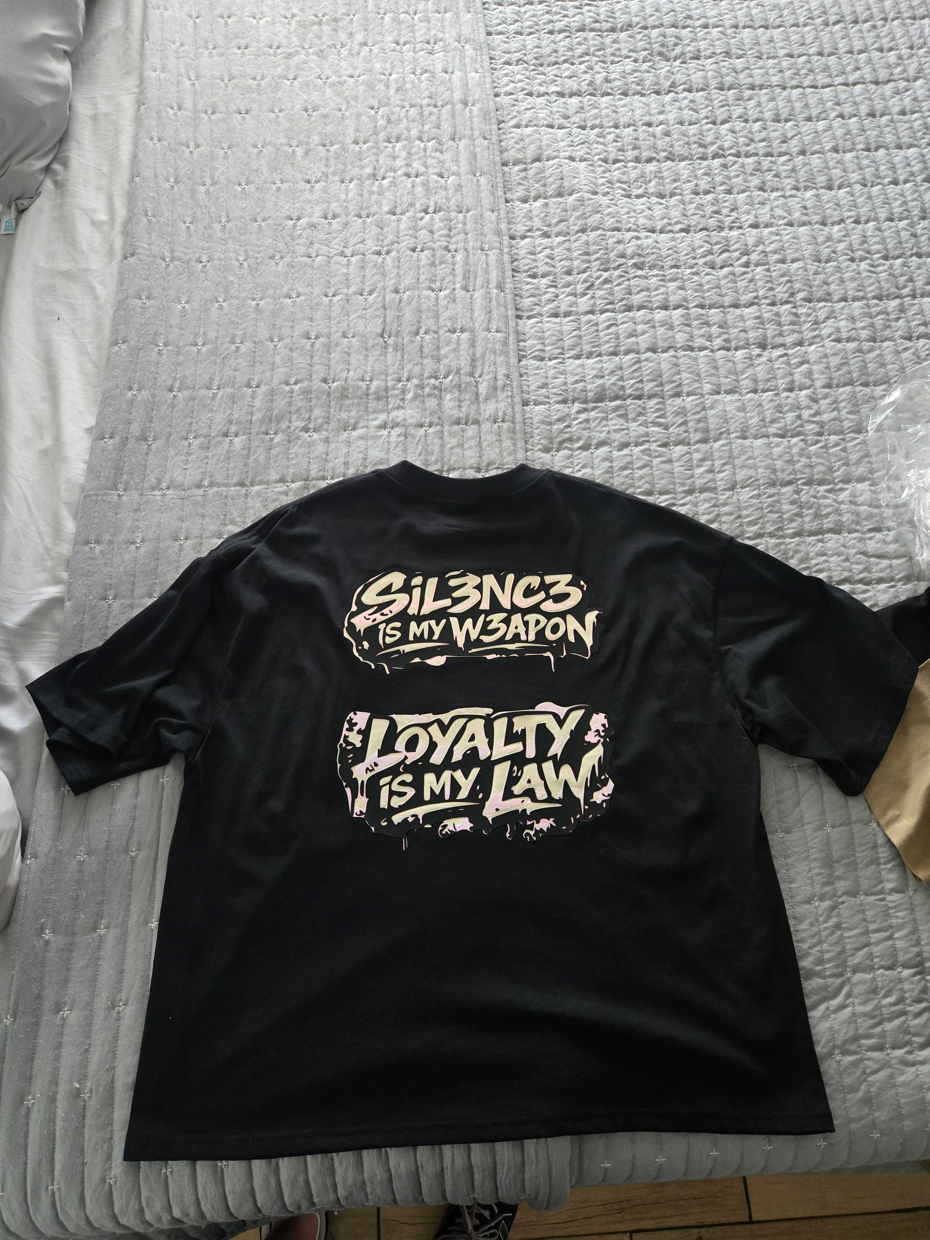 Sil3nc3 & Loyalty Oversized Tee – CZDE