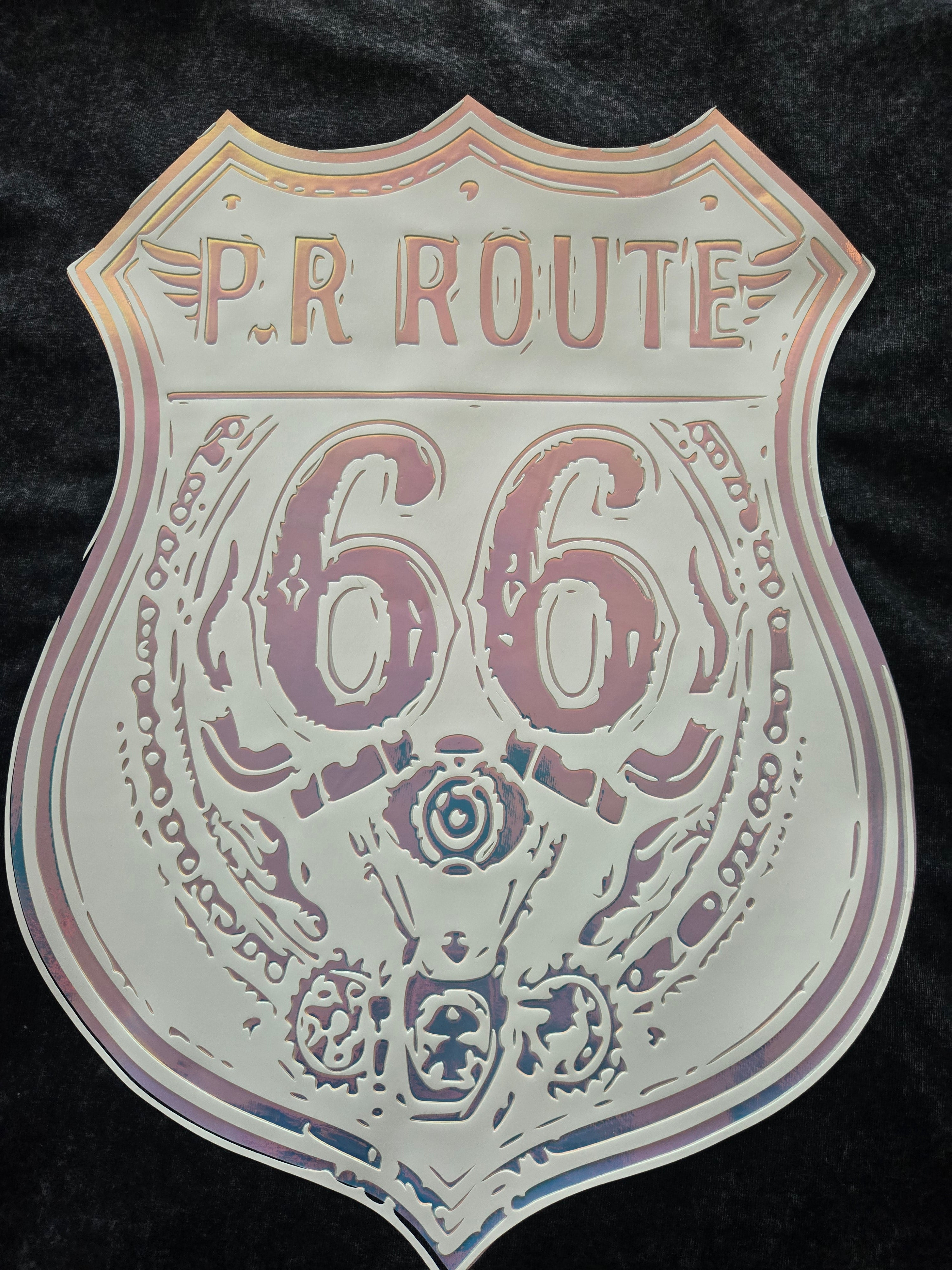 Ride or Die – P.R. Route 66 Oversized Tee – CZDE