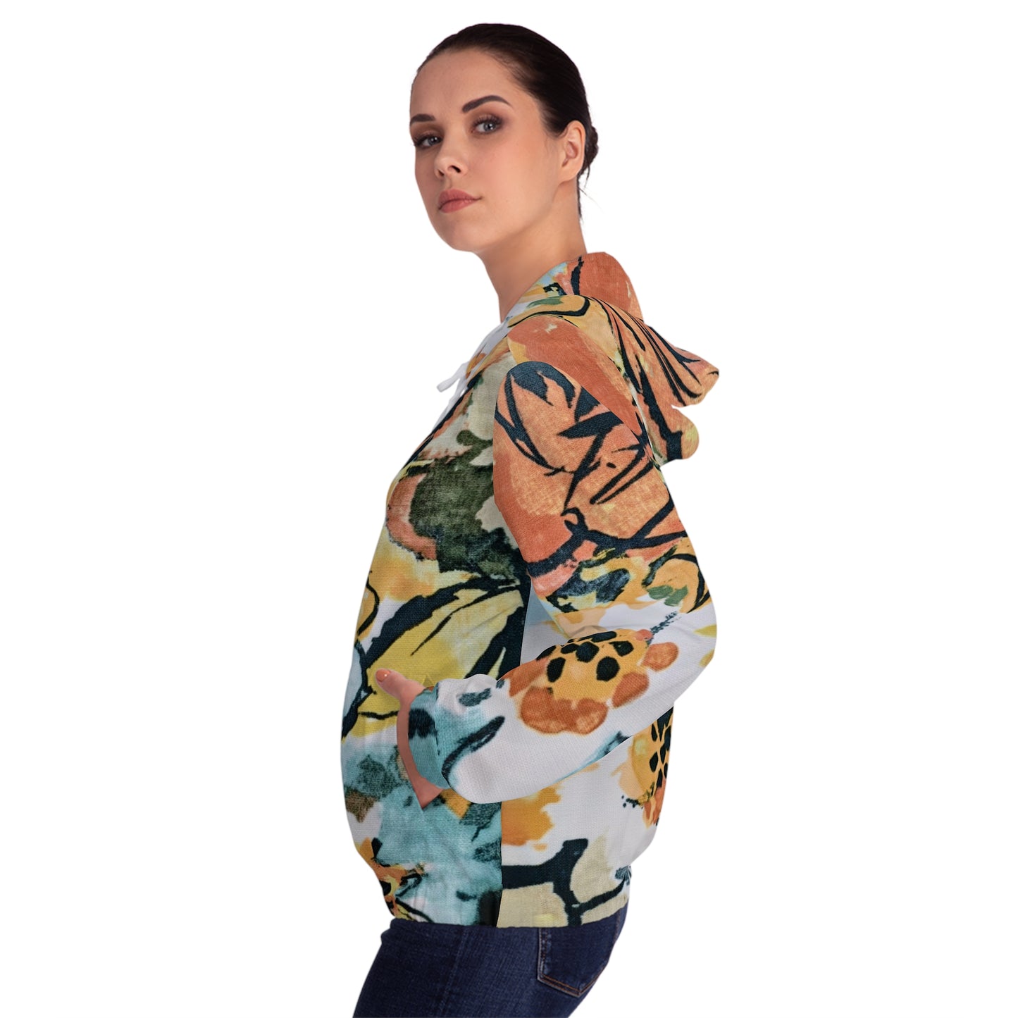 Boho Full-Zip Hoodie for Women - CZDE Design