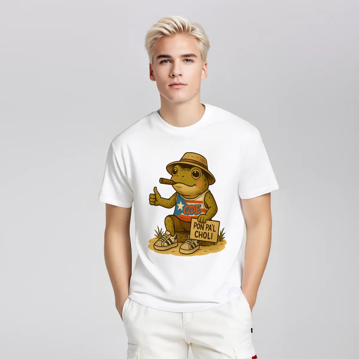 CZDE Coquí Street Graphic T-Shirt — Puerto Rican Urban Vibes