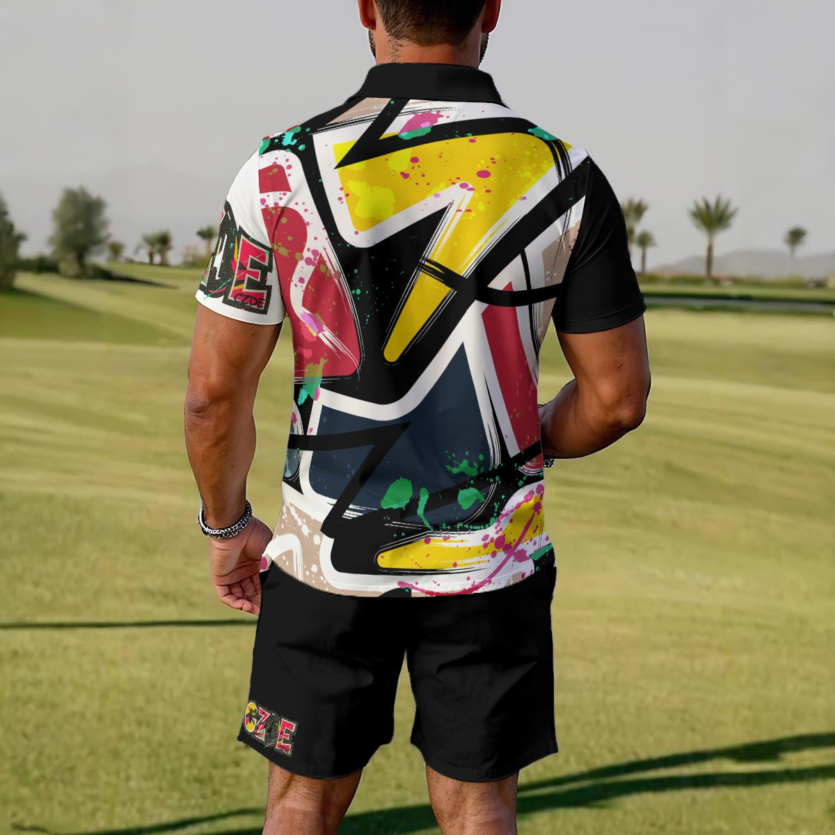 Men's Polo Sportswear Set | Artistic Summer Fashion | CZDE Store