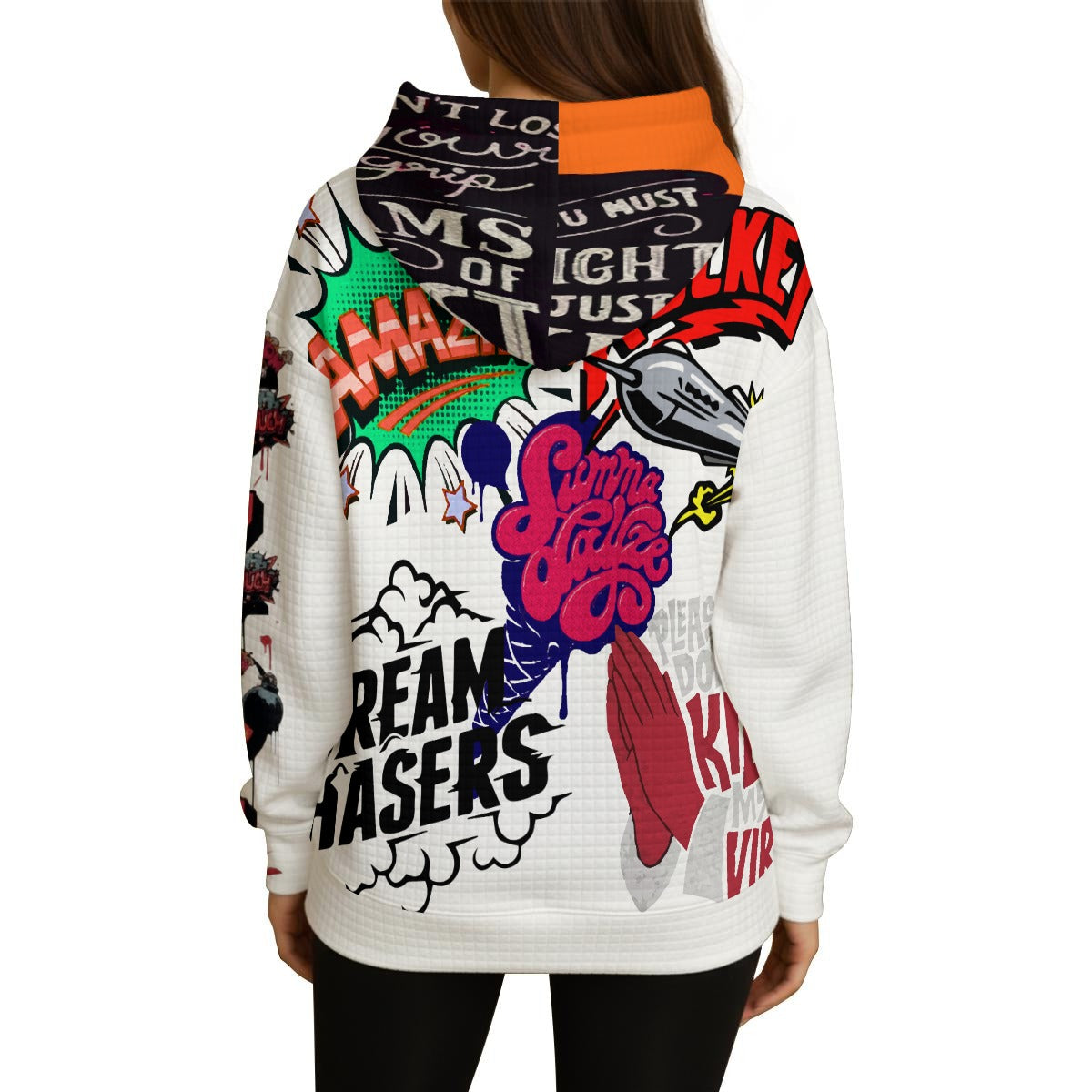 CZDE comic art hoodie