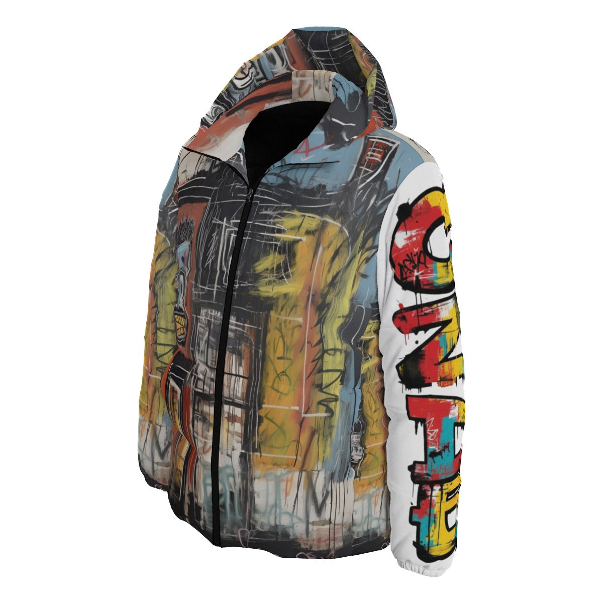 CZDE Abstract Streetwear Hoodie – Urban Art Style