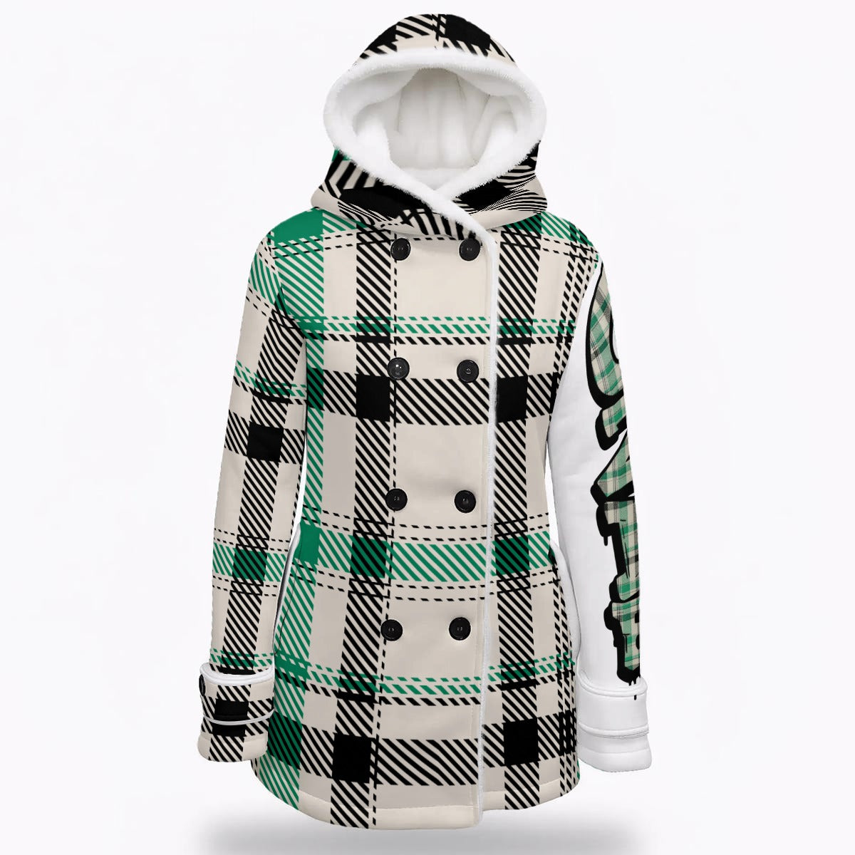 CZDE Cozy Checkered Winter Coat | Bold Style Meets Warm Comfort